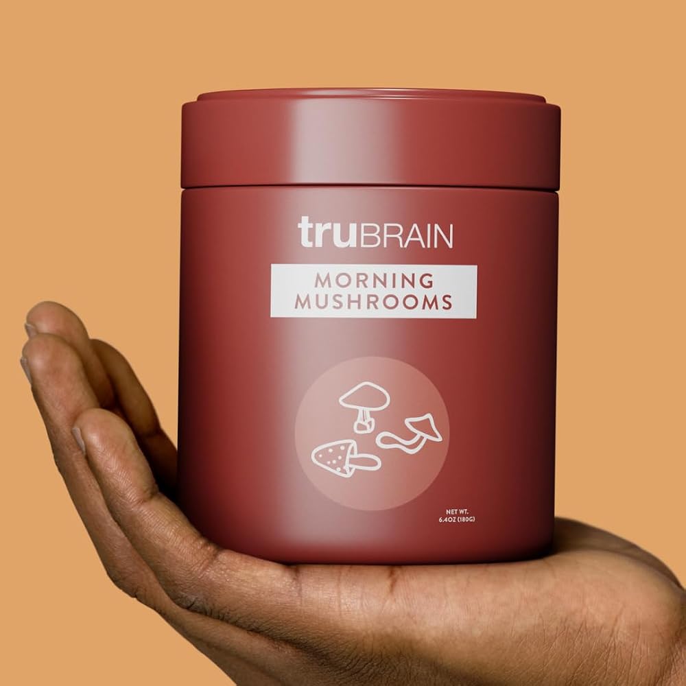 TruBrain Morning Mushrooms Coffee Alternative Powder - 6.4 oz - image 5