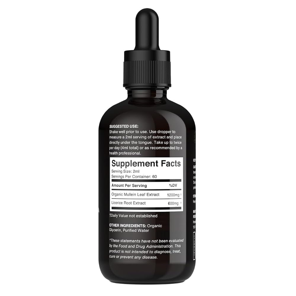 Dr Sosnowski's Organic Mullein Leaf Extract Drops - 4 fl oz - image 9
