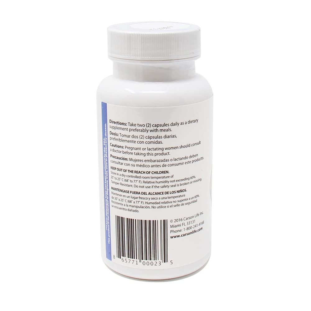 Carson Life Choline 500 mg Capsules