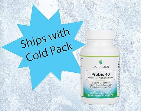 Bio-Design Probio10 Daily Probiotic & Prebiotic - 10 Billion CFU - 60 Capsules - image 3
