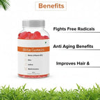 Generic GHC Biotin Hair Gummies with Vitamins A, C, E & Zinc - 30 Gummies - image 6