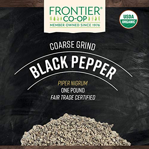 Frontier Co-op Organic Fair Trade Black Pepper Coarse Grind - 1 lb - image 2