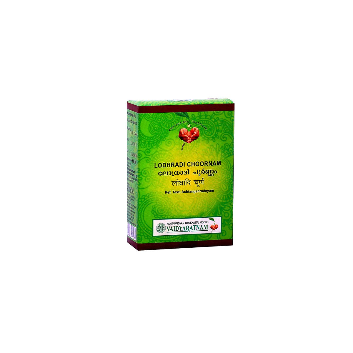 VAIDYARATNAM Lodradi Choornam Herbal Powder - 50g