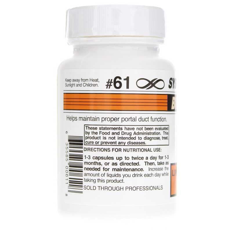 Snana Systemic Formulas Lb Liver Gall Bladder Support - 60 Capsules - image 5
