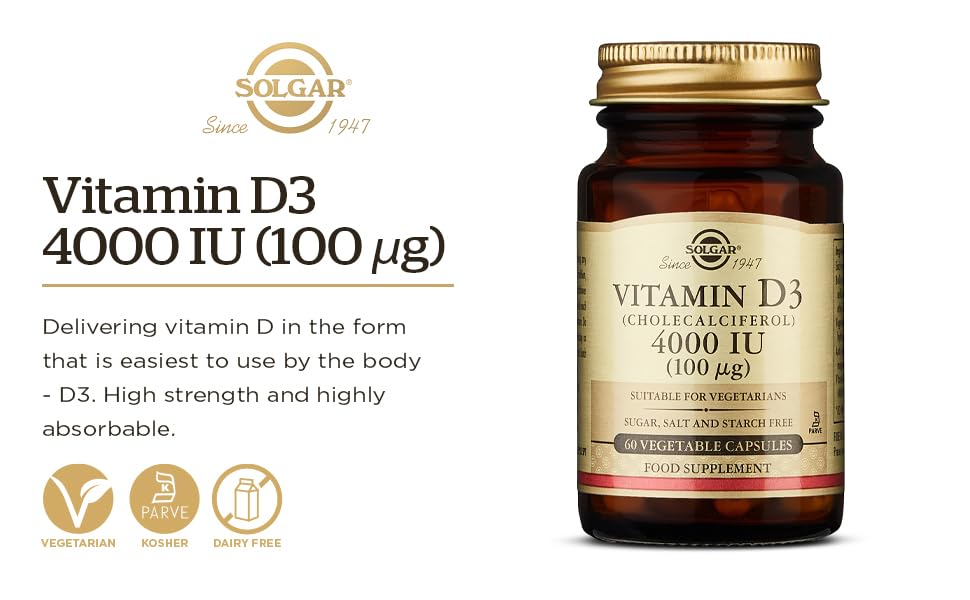 Solgar Vitamin D3 400 IU - 100 Softgels - image 3