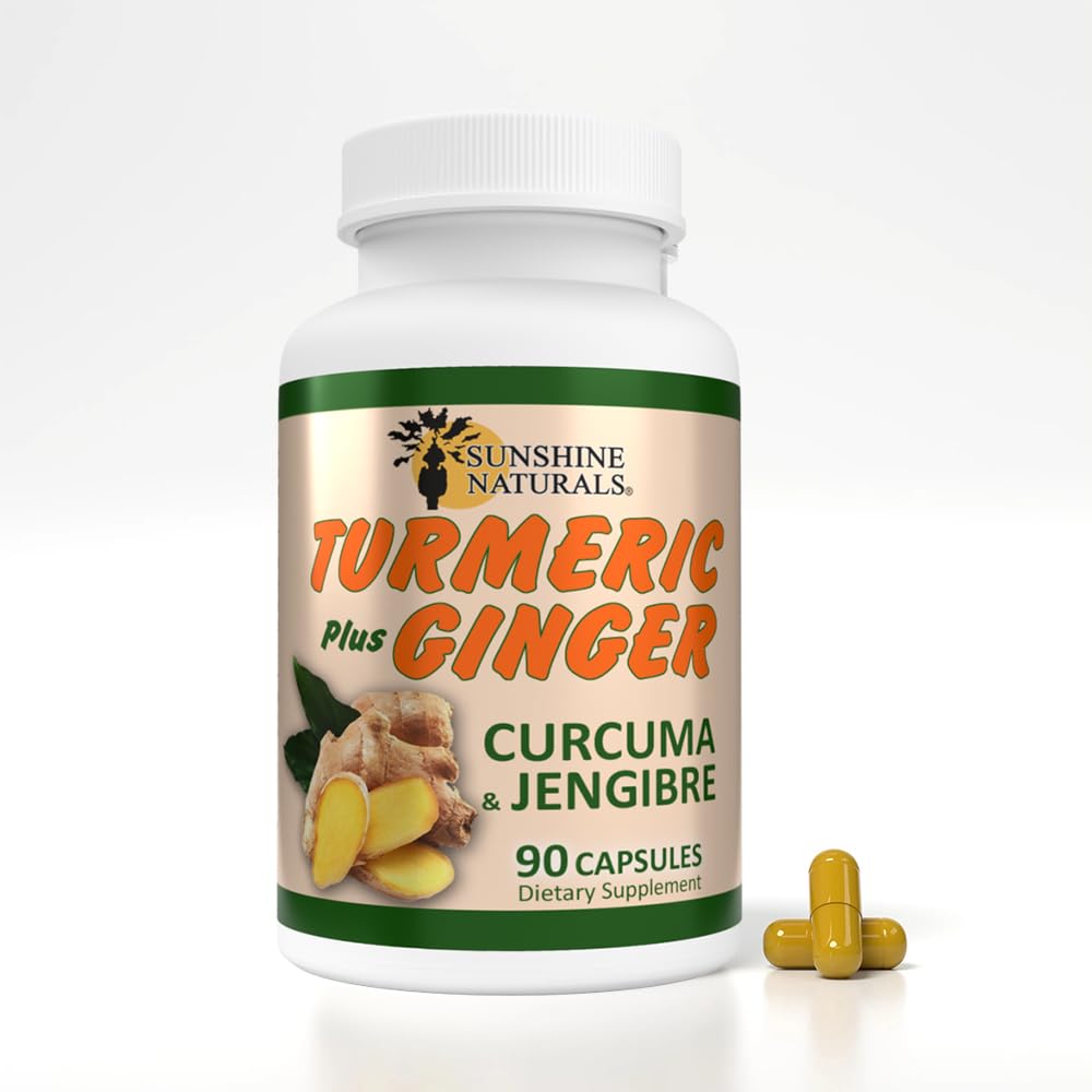 Sunshine Naturals Turmeric Plus Ginger Joint Support - 90 Capsules - image 4