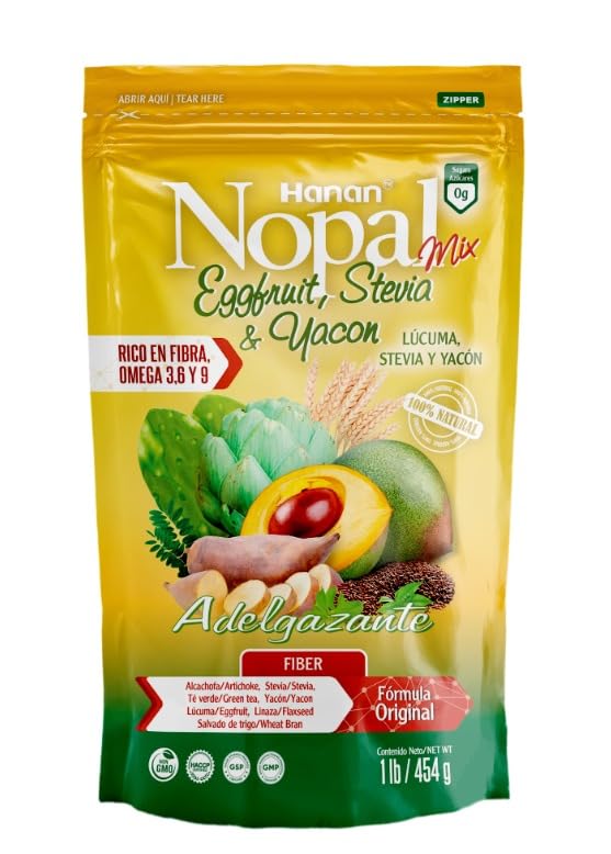 NOPAL MIX Eggfruit Lucuma Stevia Yacon Powder - 3 Pack