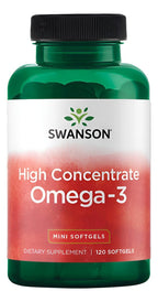 Swanson High Concentrate Omega-3 Fish Oil 680 mg - 120 Softgels