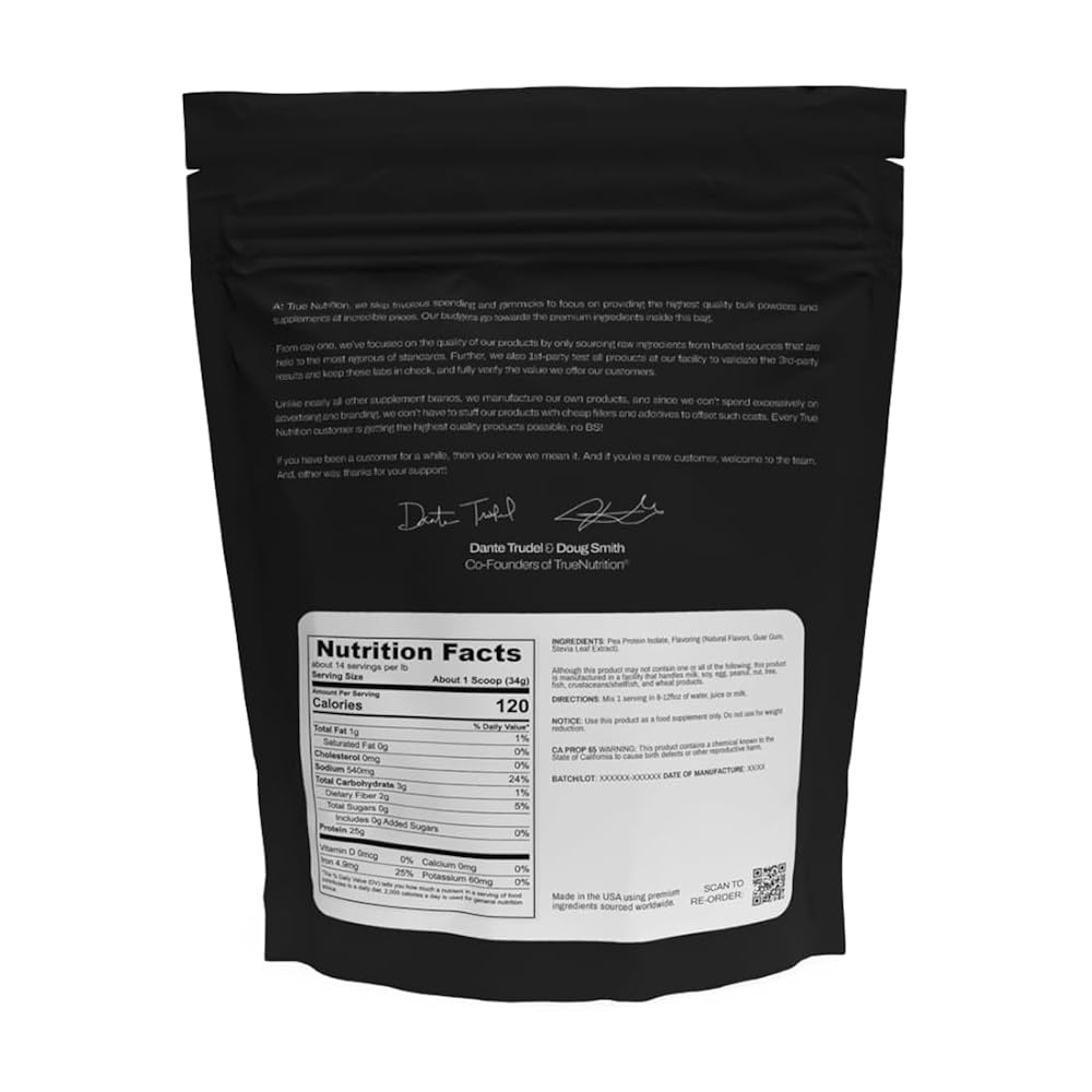 True Nutrition Pea Protein Powder Isolate