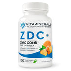 Vitaminerals Z D C Zinc Complex 50mg Vitamin D3 - 120 Capsules