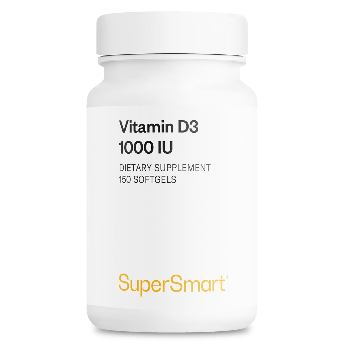 Supersmart Vitamin D3 1000 IU - 150 Softgels