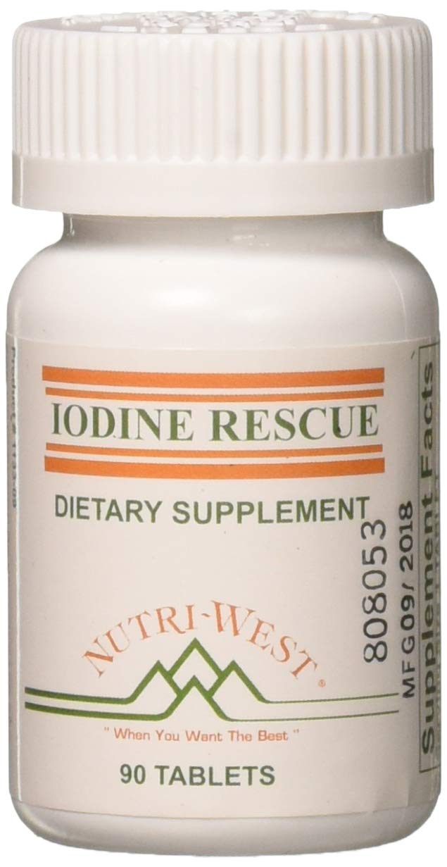 Nutri-West Iodine Rescue Tablets - 90 Tablets
