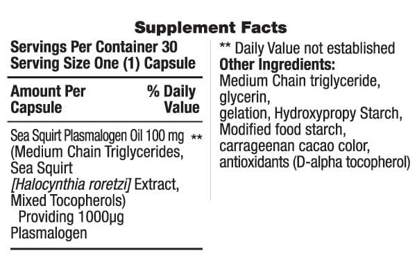 REMORY Plasmalogen Sea Squirt Brain Health Supplement - 30 Capsules - image 6
