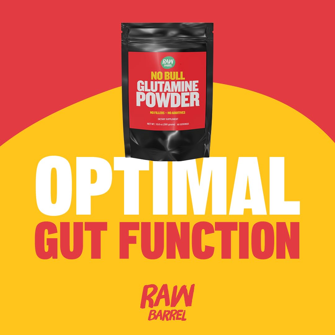 Raw Barrel L-Glutamine Powder Pure Amino Acid - 300 g - image 2