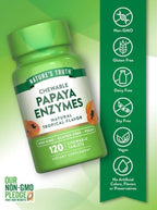 Nature's Truth Chewable Papaya Enzyme - 480 Tablets - image 6