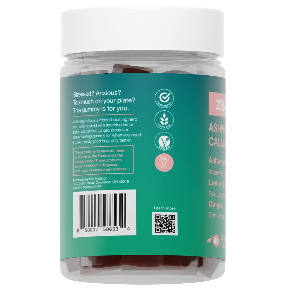 Hilo Nutrition Ashwagandha Stress Relief Gummies - 60 Count - image 2