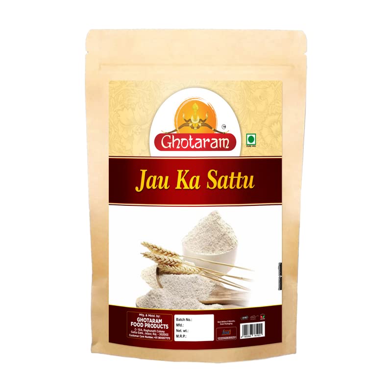 GHOTARAM Sekhawati Rajwadi Organic Barley Sattu Powder - 240g