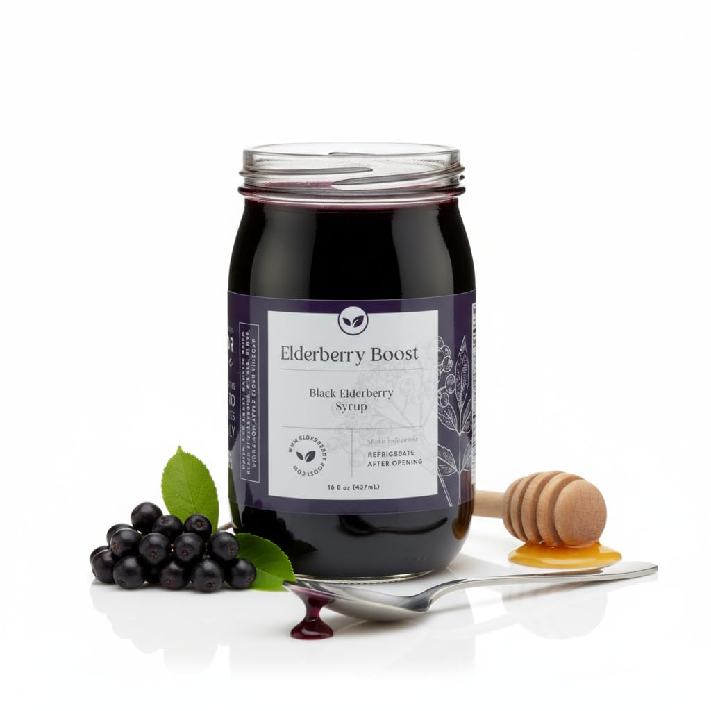 Elderberry Boost Elderberry Syrup with Organic Elderberries - 16 Fl Oz - image 7
