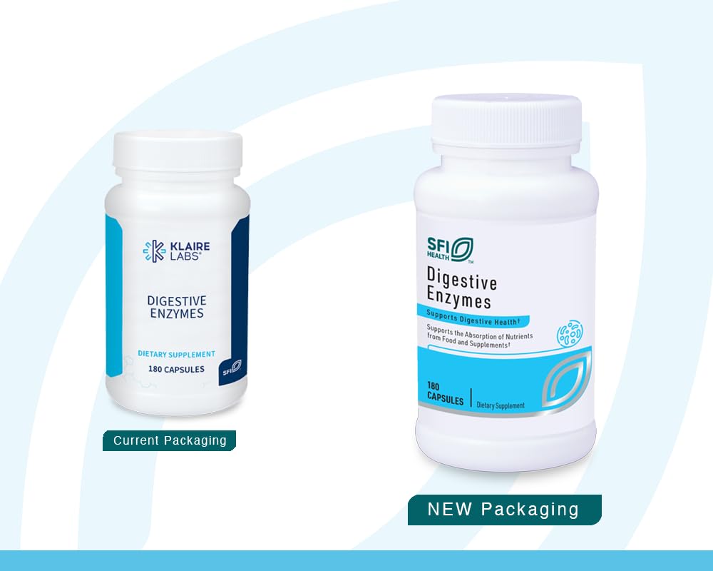 SFI Health Klaire Labs Digestive Enzymes - 90 Capsules - image 2
