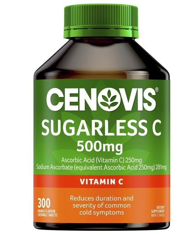 Cenovis Vitamin C 500mg Sugarless - 300 Tablets