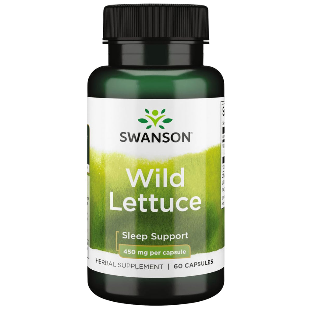 Swanson Full Spectrum Wild Lettuce 450 mg - 60 Capsules