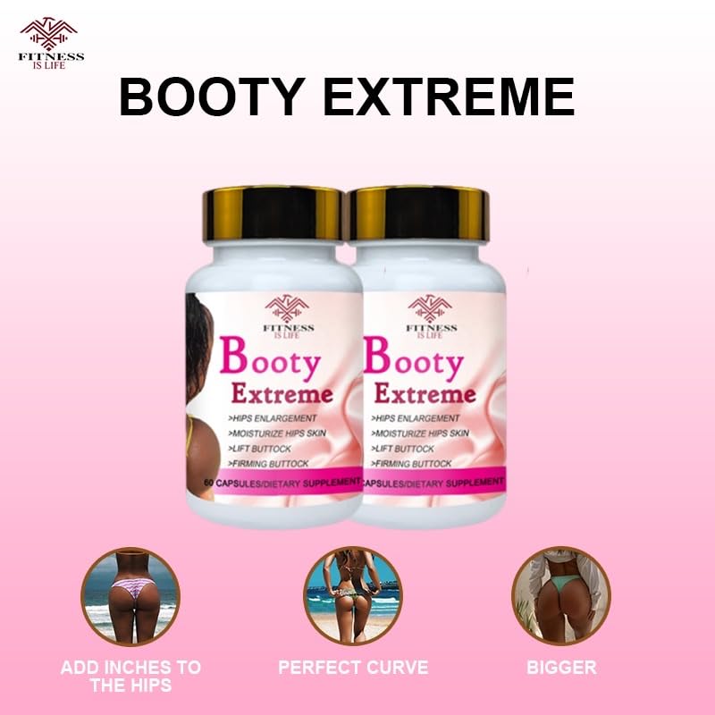 Fitness is Life Glute Support Capsules for Women – 60 Capsules - image 3