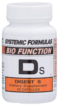 Systemic Formulas Ds Digest S Digestive Support - 60 Capsules