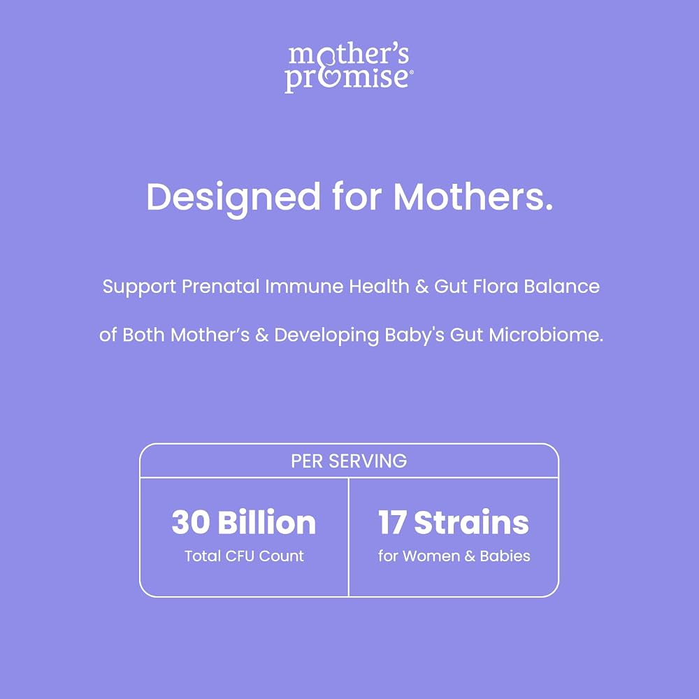 Mother's Promise Prenatal Probiotic 30 Billion CFU - 30 Capsules - image 5