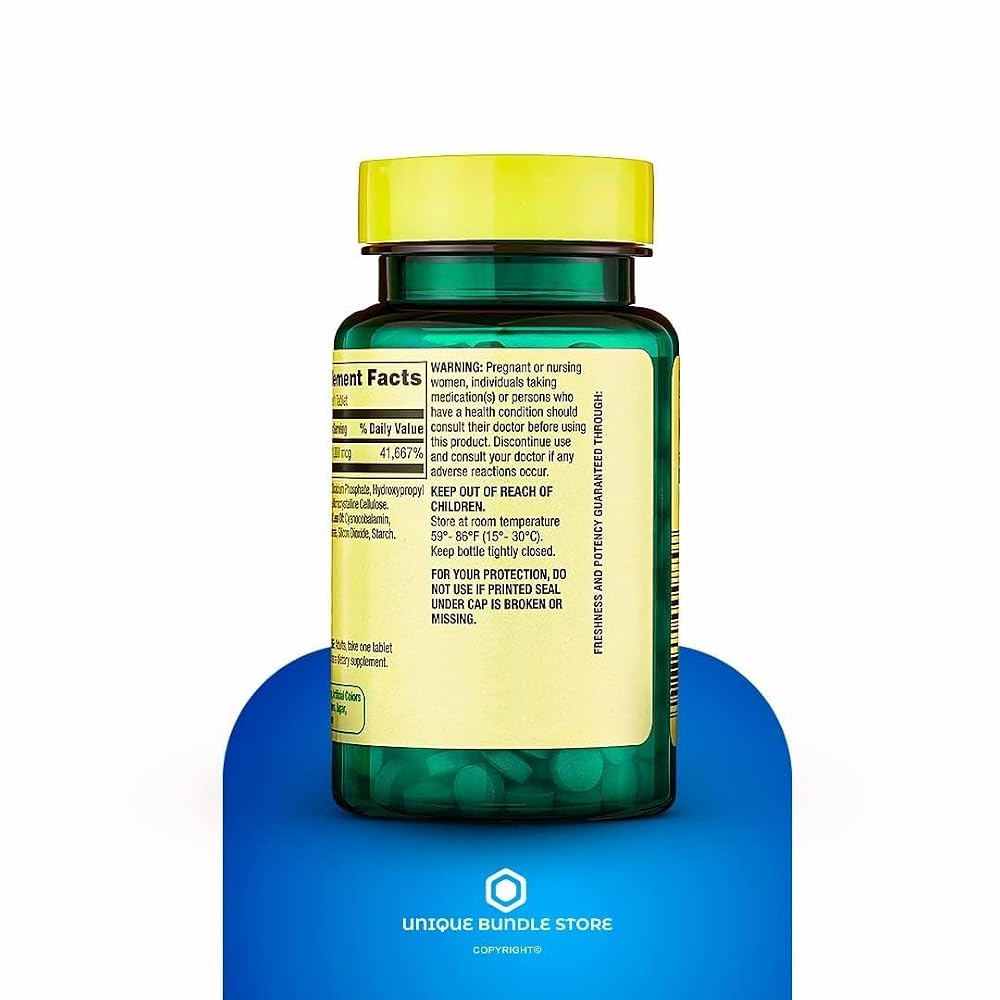 Unique Bundle Store Vitamin B12 1000 mcg Timed-Release