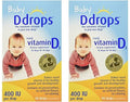 Ddrops Baby Drops Yellow Vitamin D - Pack of 2