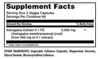 Amazing Formulas Astragalus 2000 mg Per Serving Capsules Supplement