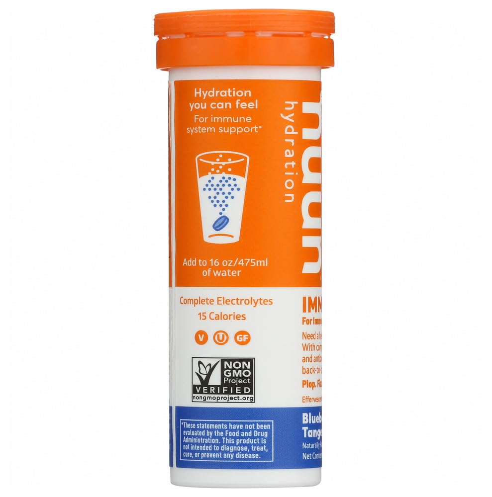 Nuun Immunity Blueberry Tangerine Electrolyte Tablets - 20 Count - image 2