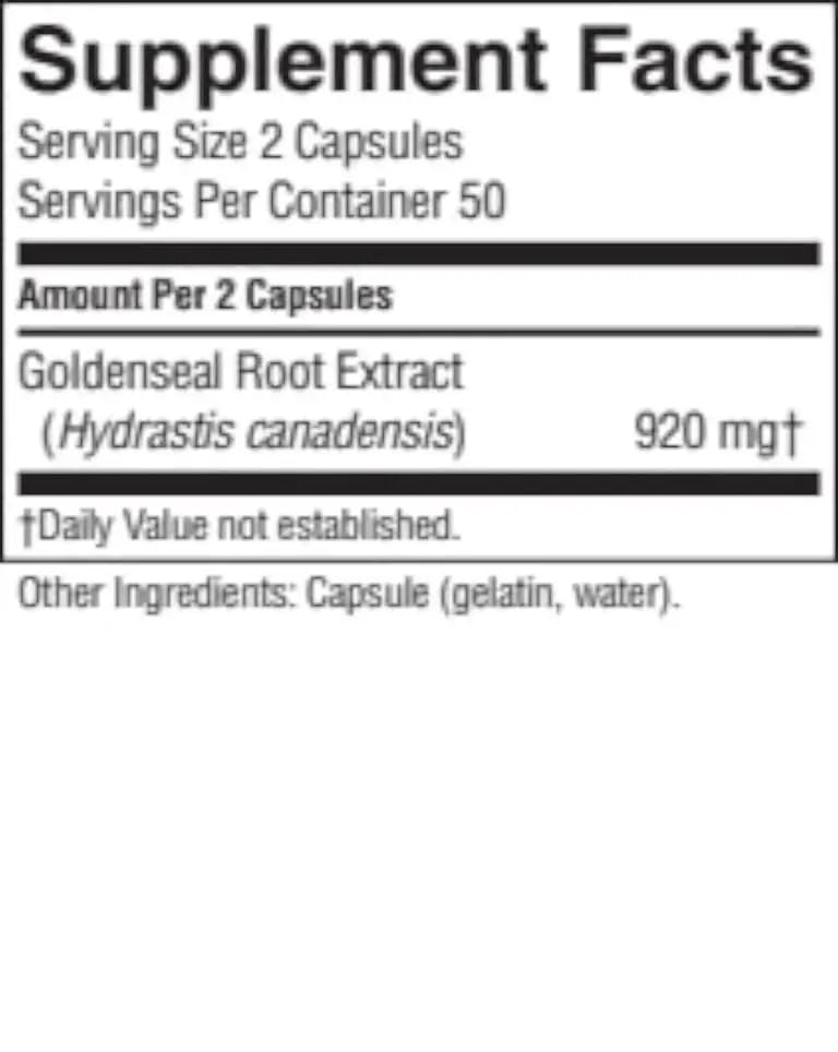 Nature's Sunshine Golden Seal Immune Support - 100 Capsules - image 4