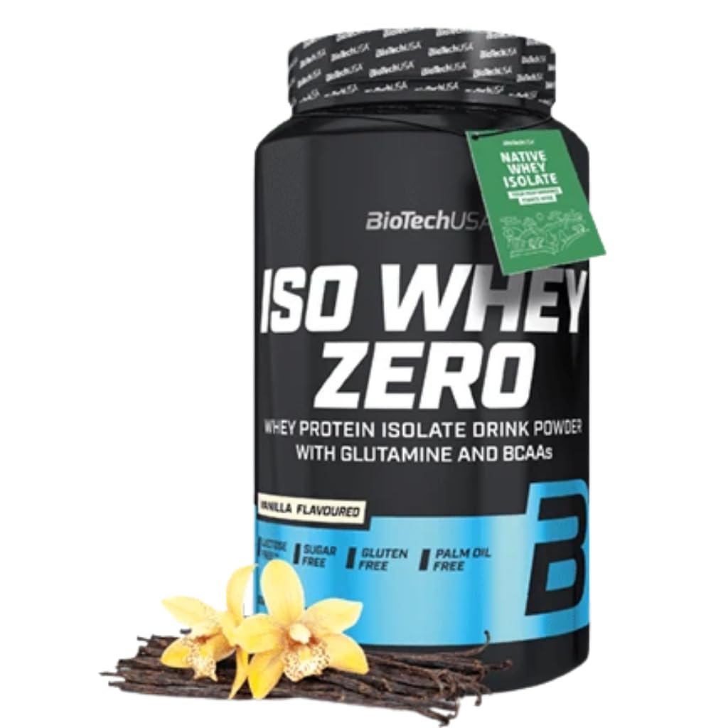 BioTechUSA Iso Whey Zero Vanilla Whey Protein Isolate - 2.0 lbs