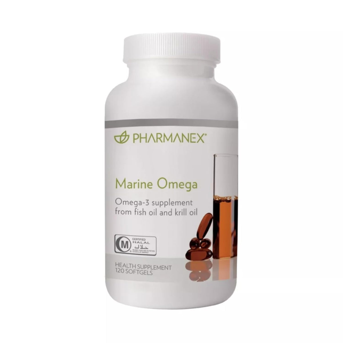 Pharmanex Nu Skin Marine Omega Omega-3 & Krill Oil - 120 Softgels