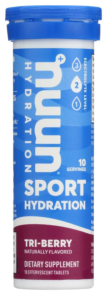 Nuun Sport Tri Berry Electrolyte Tablets - 20 Count
