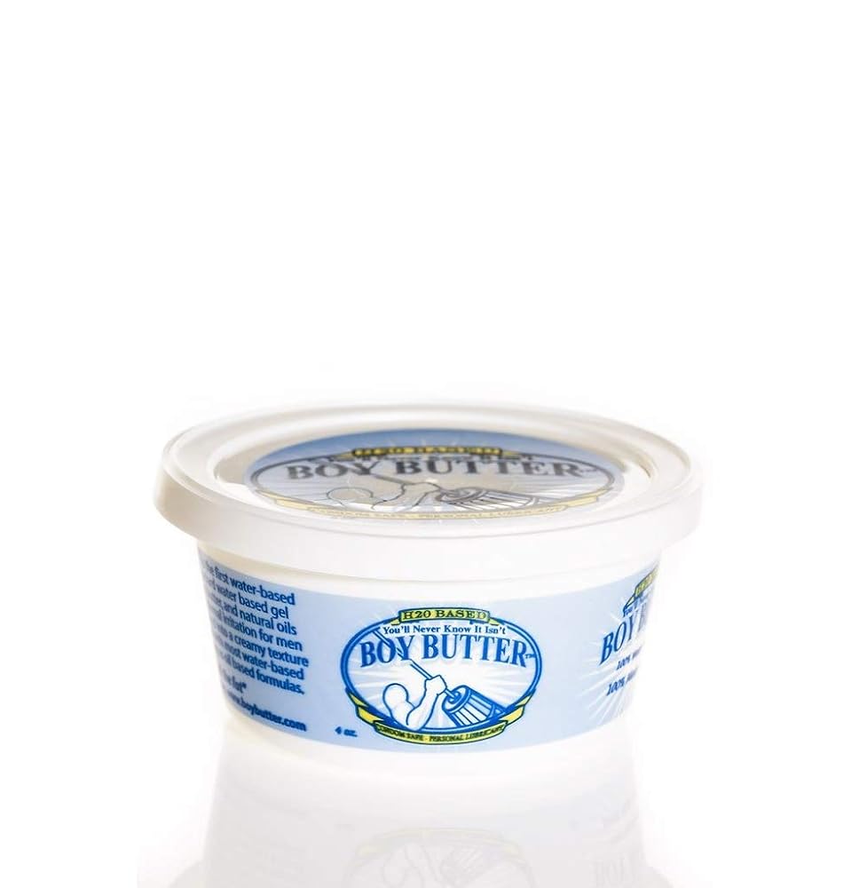 Boy Butter H2O Base Water-Based Lubricant - 4 oz Tub