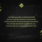 CreaTea 100% Creatine Monohydrate Powder Lemon - 500g - image 3