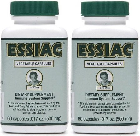 Essiac Herbal Supplement 500 mg - 120 Vegetarian Capsules