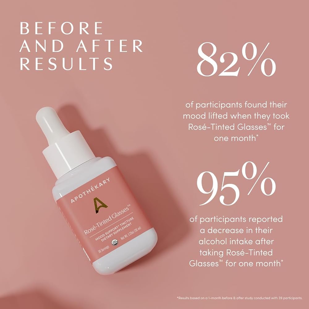 Apothékary ApothéKary Rosé-Tinted Glasses Liquid Herbal Drops