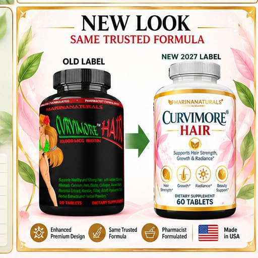 MARINANATURALS CURVIMORE Hair Growth Supplement - 60 Tablets - image 7