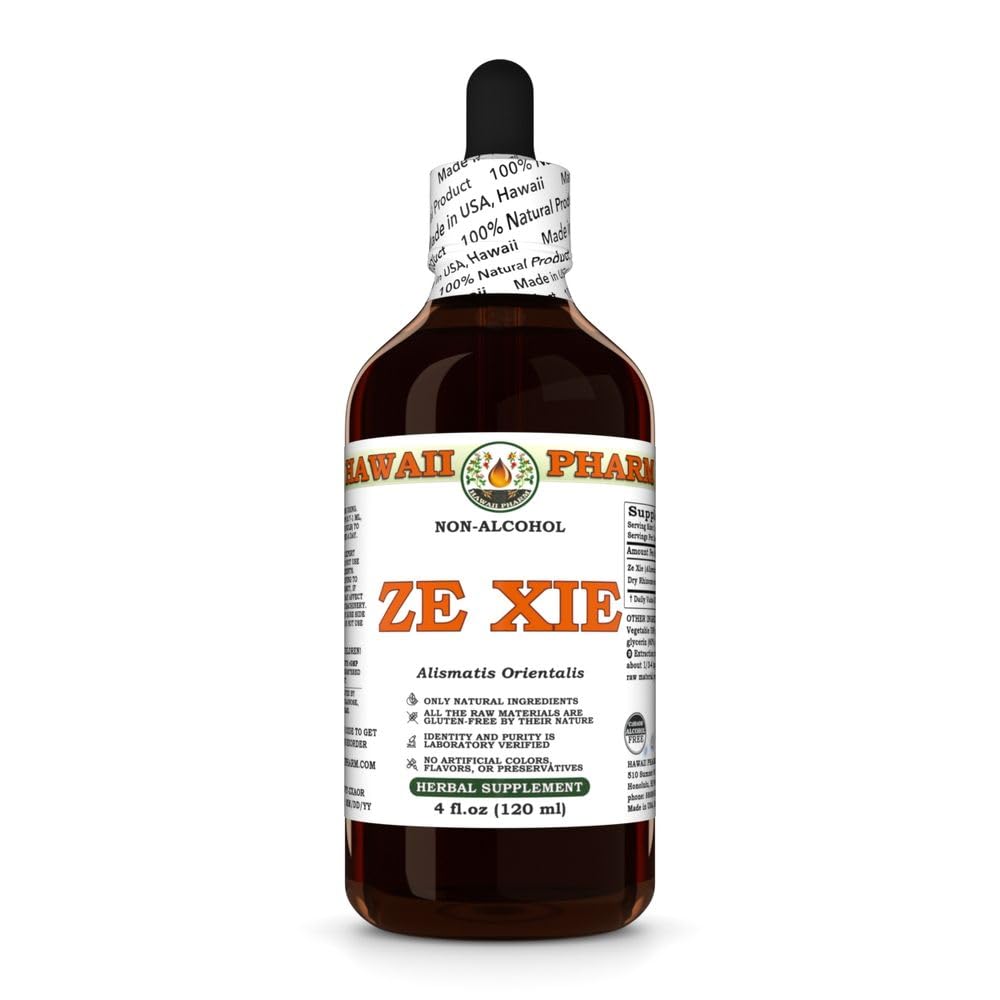 Hawaii Pharm Ze Xie Rhizome Alcohol-Free Extract - 4 fl oz (Pack of 4) - image 2