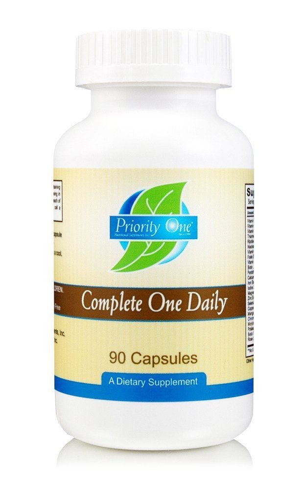 Priority One Vitamins Complete One Daily Multivitamin - 90 Capsules