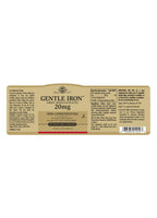 Solgar Gentle Iron 25mg - 180 Vegetable Capsules - image 2