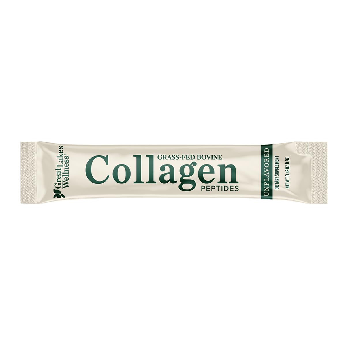 Great Lakes Wellness Collagen Peptides Powder Unflavored - 20 Stick Packs - image 5