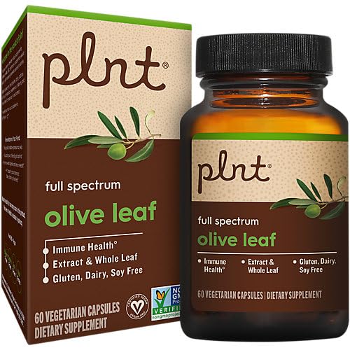 plnt Olive Leaf Full Spectrum Immune Support - 60 Vegetarian Capsules - image 2