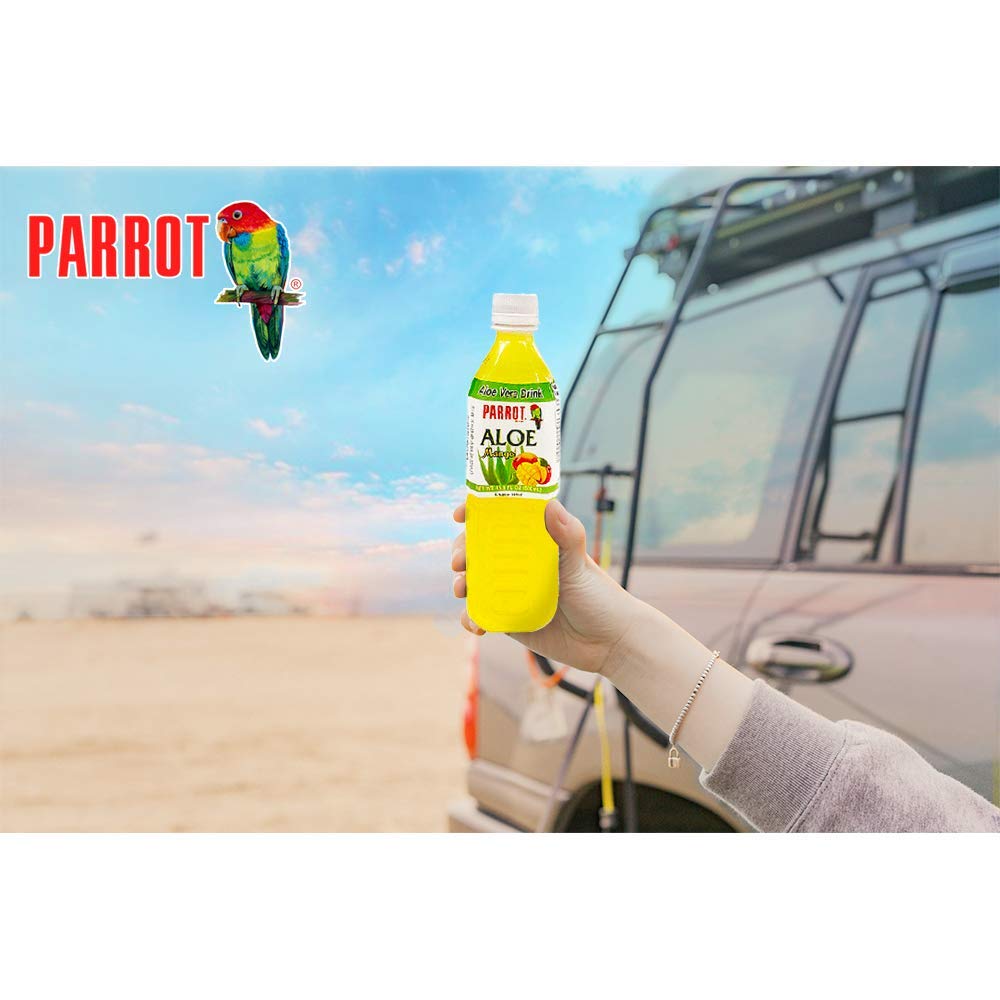 Parrot Brand Aloe Drink 16.9oz（Pack of 10）
