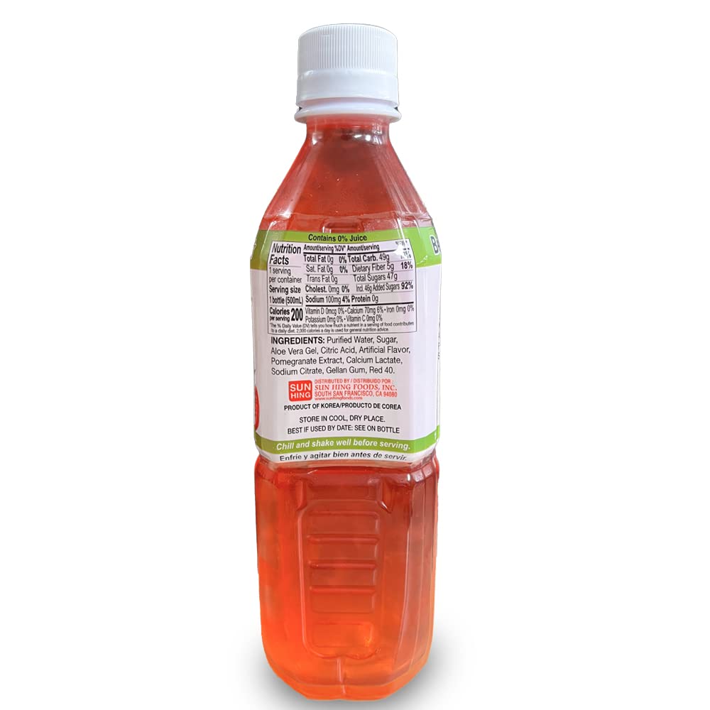 Parrot Brand Aloe Drink 16.9oz（Pack of 10）