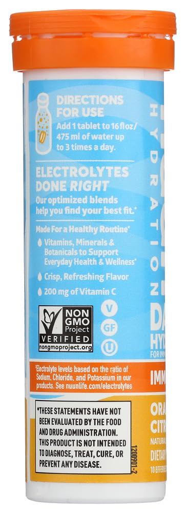 Nuun Immunity Orange Citrus Electrolyte Drink Tablets - image 2