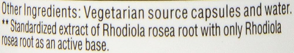 Kroeger Herb Rhodiola Rosea Vegetarian Capsules - 90 Count - image 6